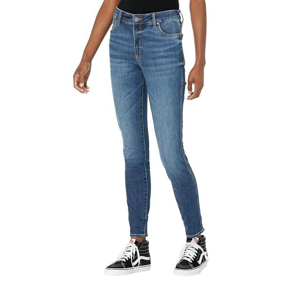 KUT from the Kloth Women's High Rise Fab Ab Crop Skinny Jeans - Size 6 - Picture 1 of 11